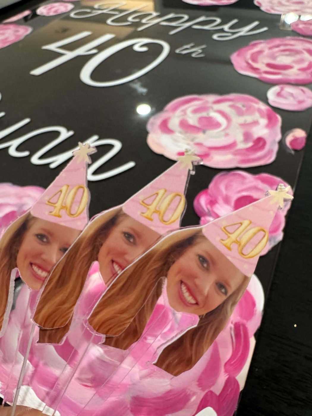 Custom photo face drink stir sticks